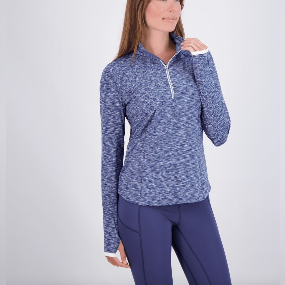 Zero Restriction "Shae" Zip Mock Pullover
